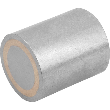 Kipp Magnet Deep Pot Magnet, Round H=50, D=50, Alnico, Comp:Steel K0545.10